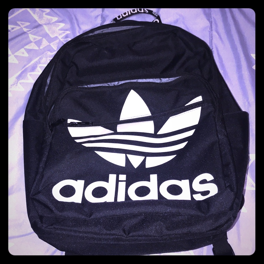 A book bag black adidas